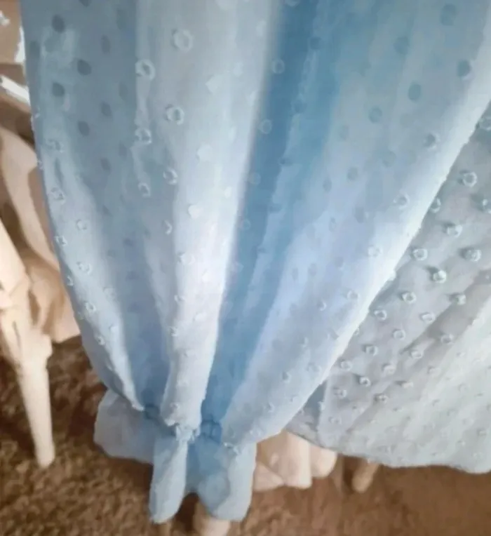 Blouse bleu ciel épaules dénudées Viola Moda Taille 42 Neuve - photo numéro 4