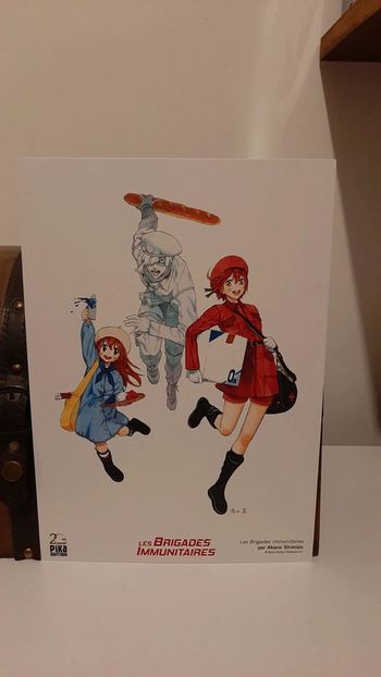 Ex-libris manga Les Brigades Immunitaires