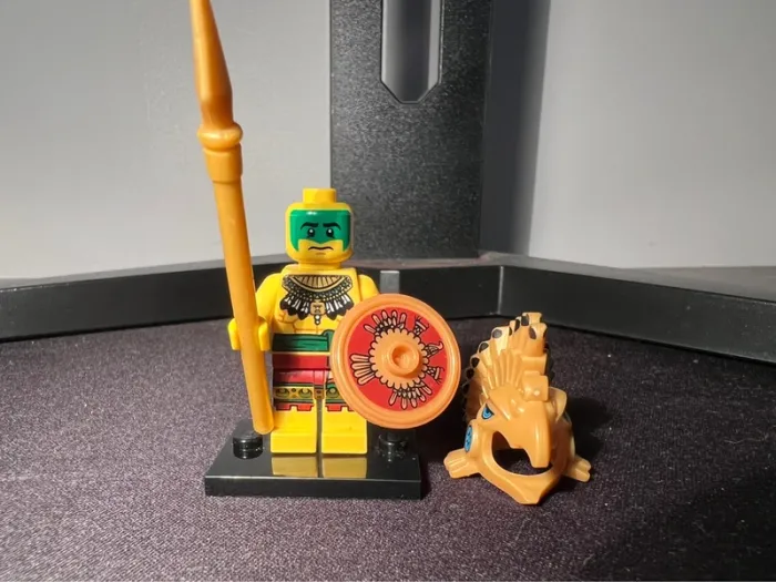 Lego figurine minifigure série 7 guerrier aztec warrior - photo numéro 3