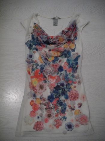 Haut fleuri H&M XS