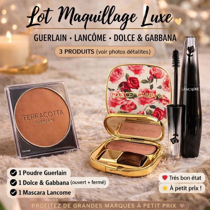 ✨ Lot maquillage de luxe – grandes marques à petit prix ✨ - photo numéro 1