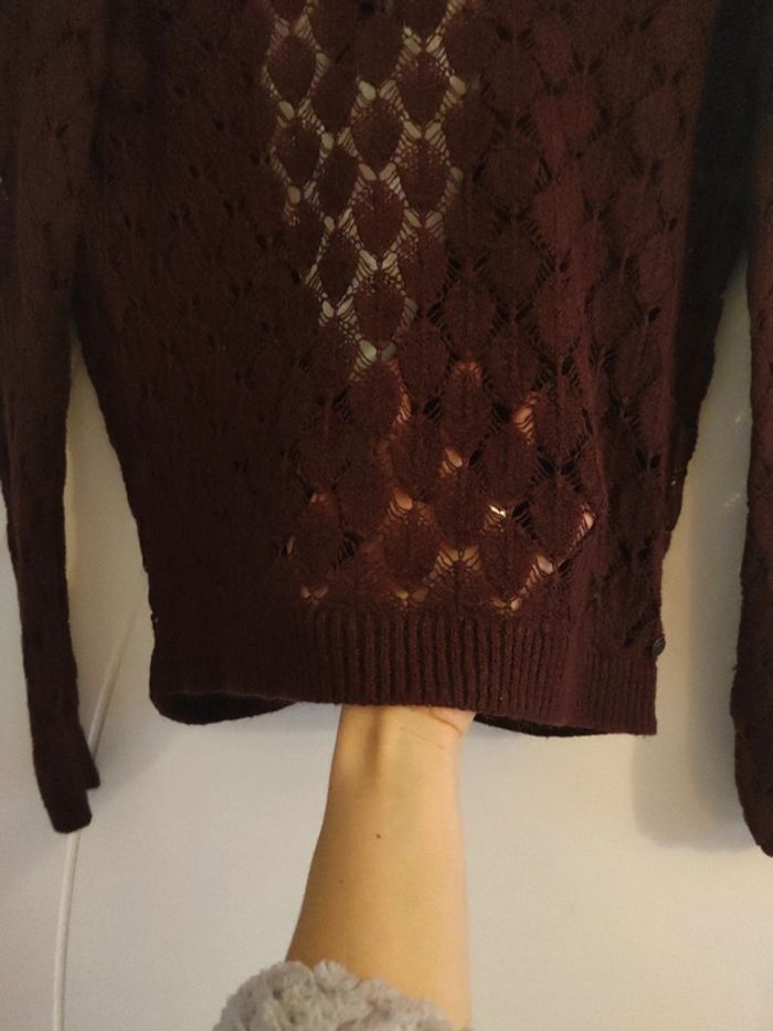 Pull Bonobo dos ouvert XS - photo numéro 4