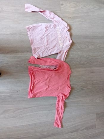 Lot 2 tee shirt manches longue 6 ans