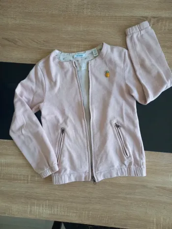 Gilet rose Okaïdi 10 ans
