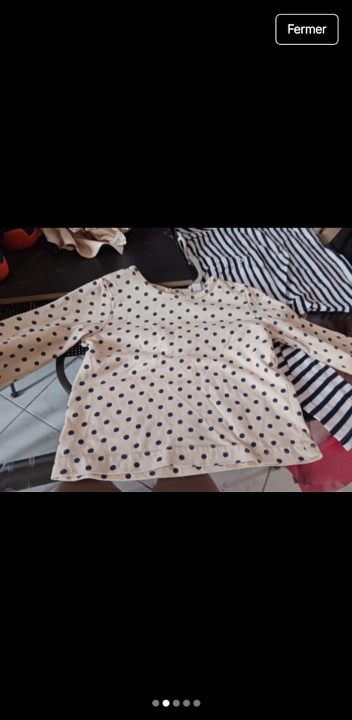 Lots tee short manche longue taille 12 mois - photo numéro 2