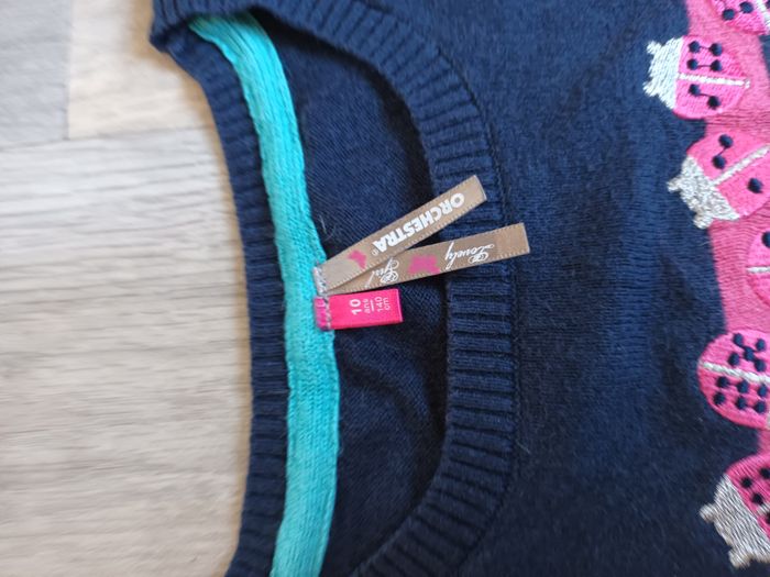 robe hiver  10 ans neuf fille orchestra coccinelle - photo numéro 2