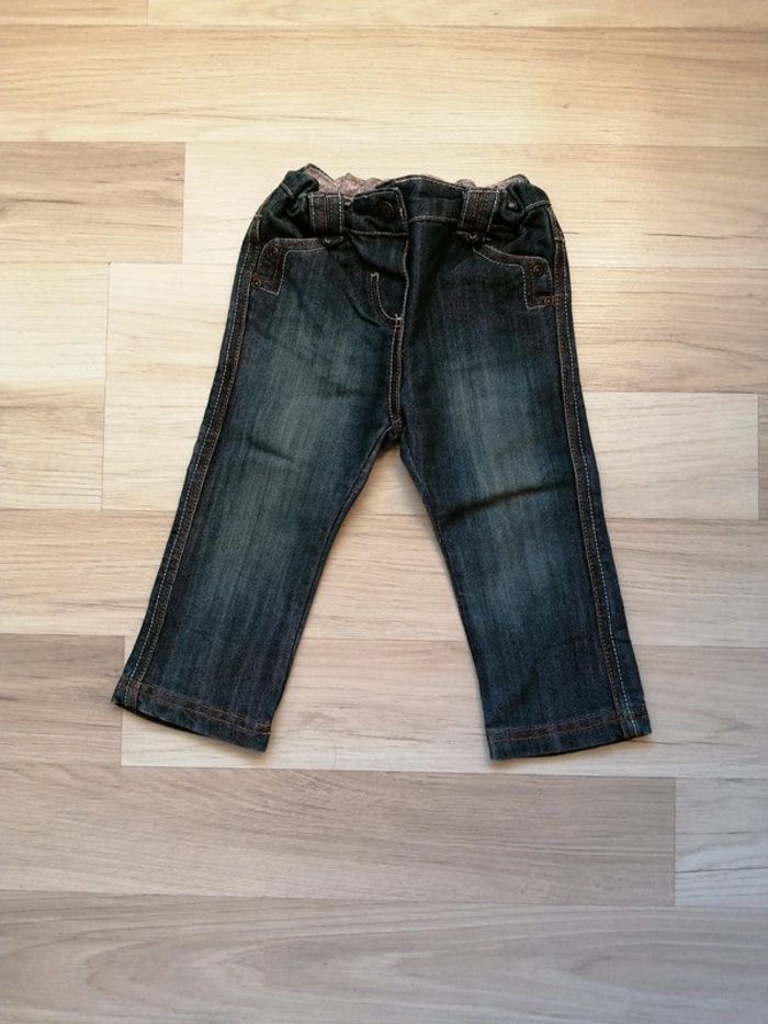 Jean ceinture réglable