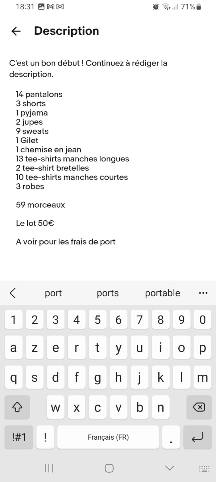 Lot fille 6 ans