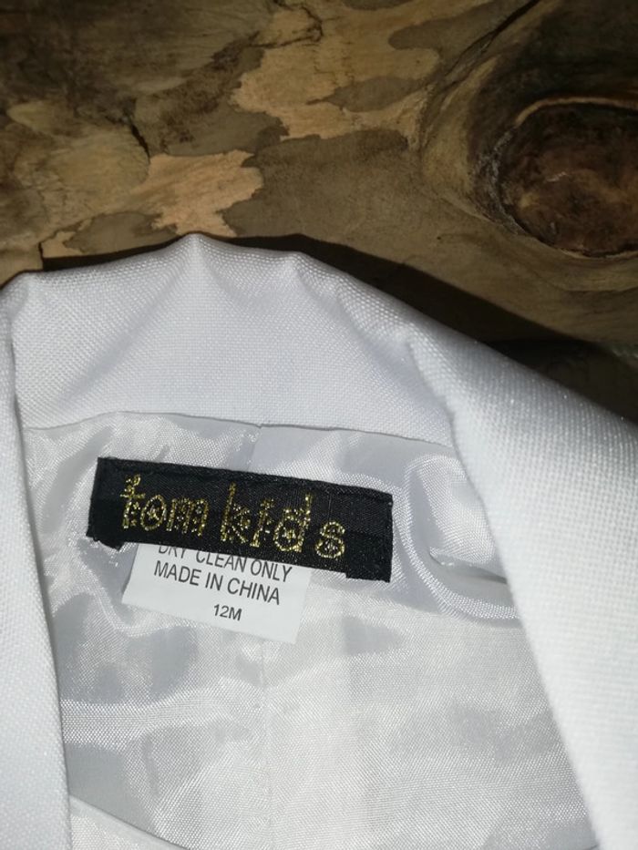 Costume 3 pièce blanc - photo numéro 3