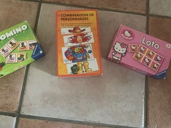 Lot de 3  jeux de cartes pour enfants