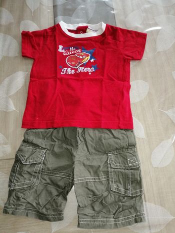 Ensemble short et tee shirt 12 Mois