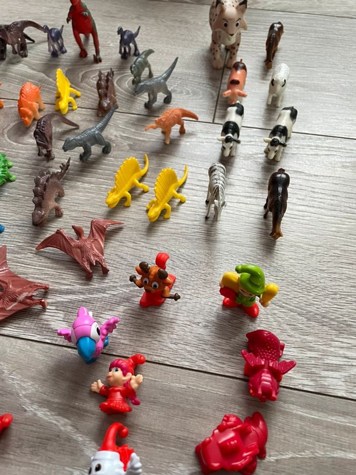 Lot petits dinosaures, animaux et figurines - photo numéro 3