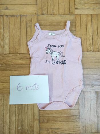 Body bretelle licorne