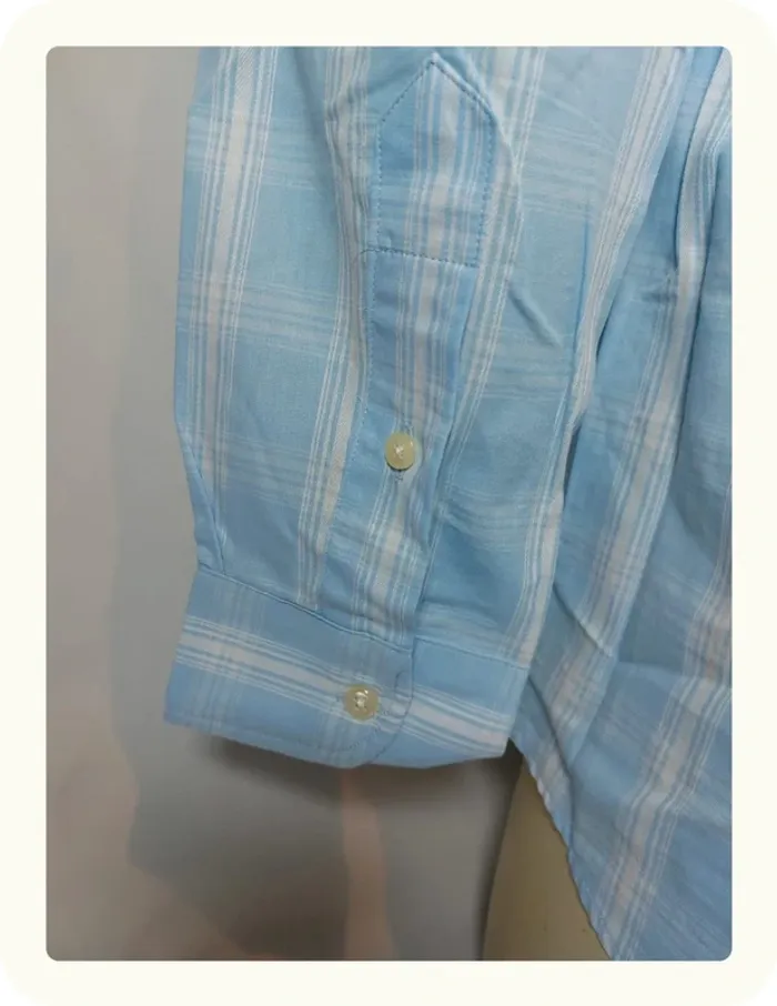 Chemise à carreaux manches longues homme Ralph Lauren Taille XL - photo numéro 5