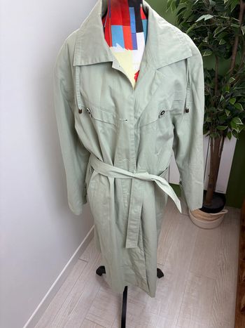 Trench vintage | Vert clair | Taille unique