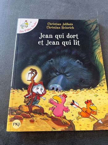 Livre les petites poules jean qui dort et jean qui rit cp 