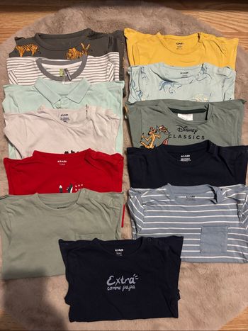 Lot teeshirt manches courtes