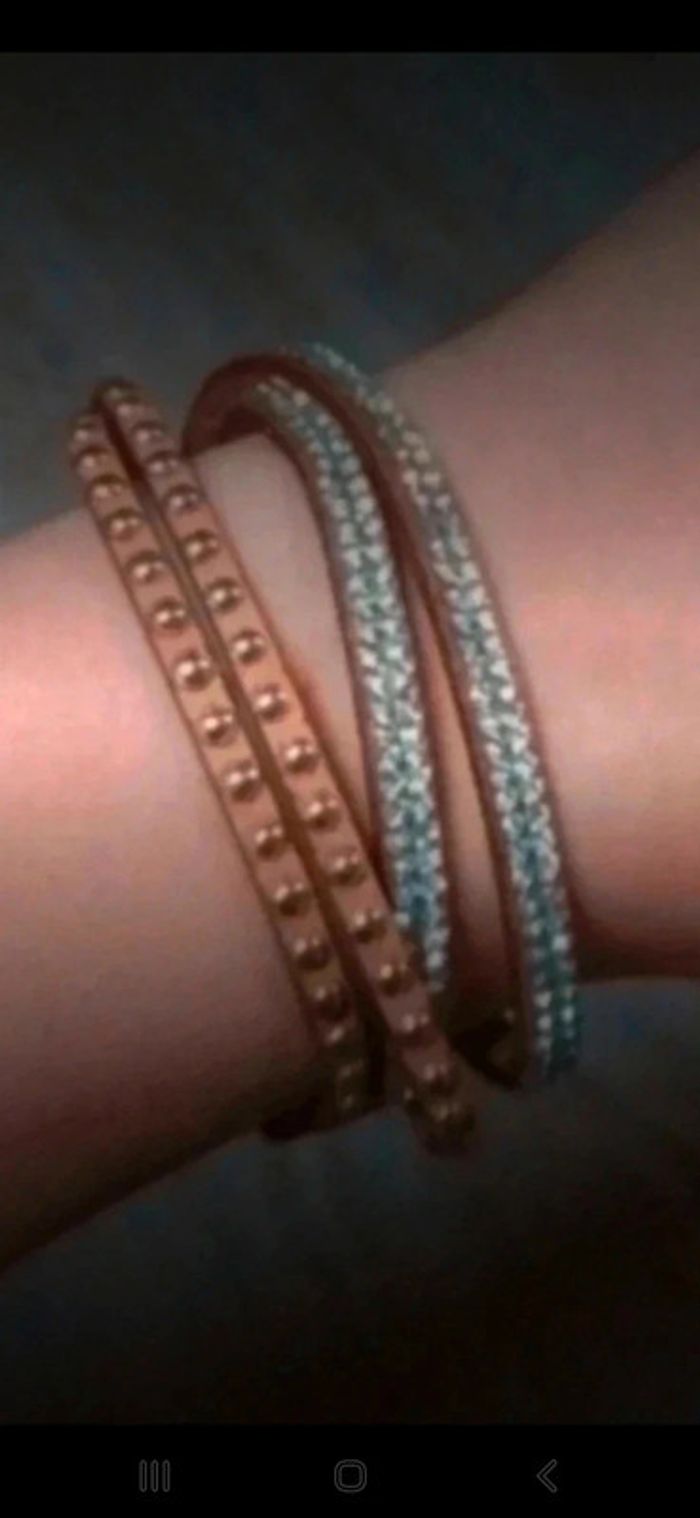 Bracelet à strass 👻 - photo numéro 2