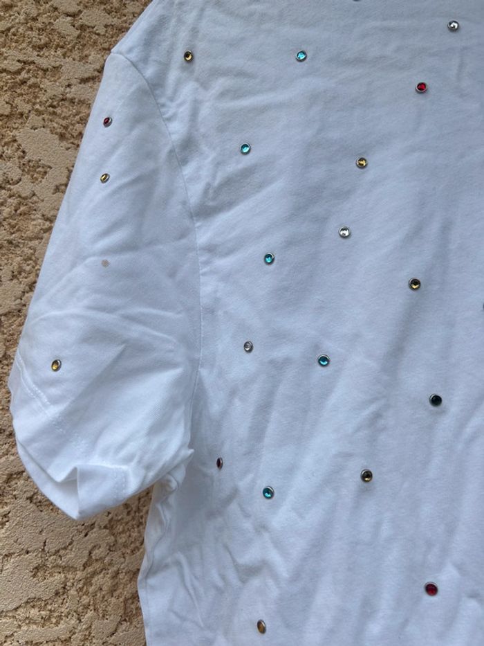 Tee shirt a strass - photo numéro 3