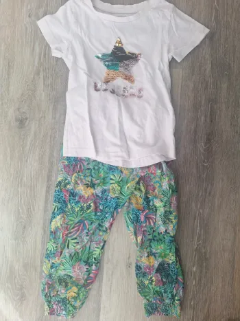 Pantalon fluide orchestra et t-shirt