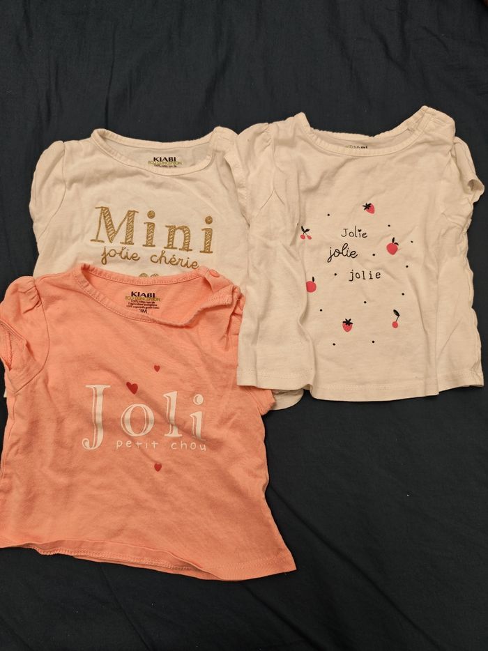 T-shirt fille 3 mois