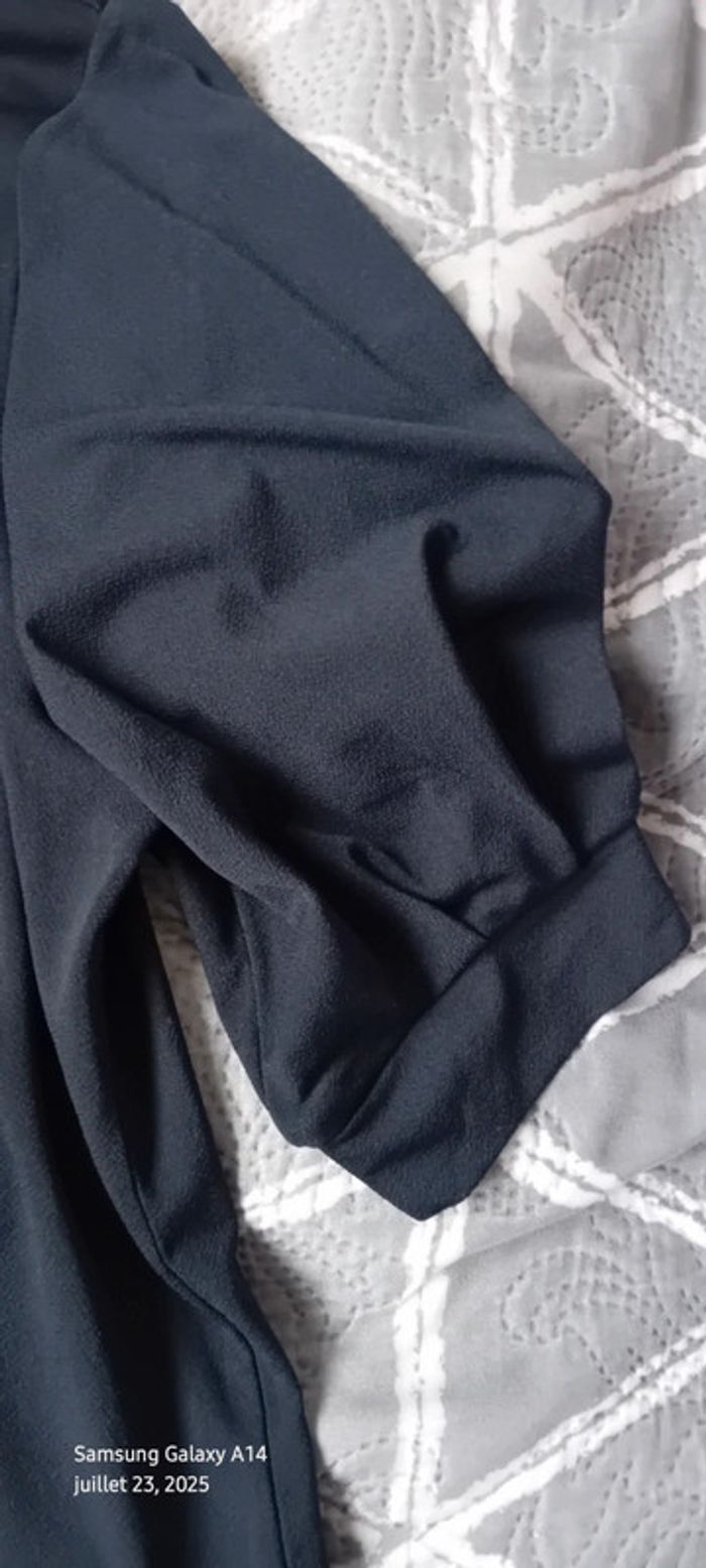 Haut fluide oversize col rond marine femme L h&m - photo numéro 11