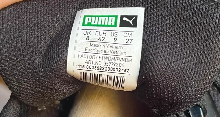 Basket / chaussure de sport puma noir - photo numéro 5