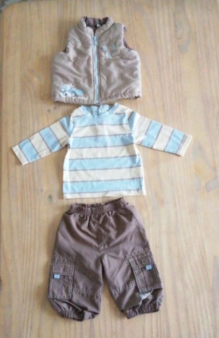 Ensemble 3 pièces BB garçon 6 mois - photo numéro 9