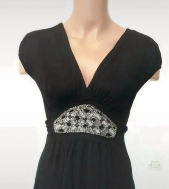 Tunique tee shirt noir comme neuf T1 34/36 - photo numéro 2