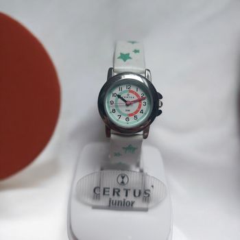 montre fille certus junior motif étoiles – comme neuve