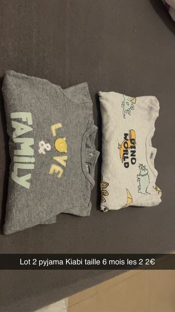 Lot 2 pyjama