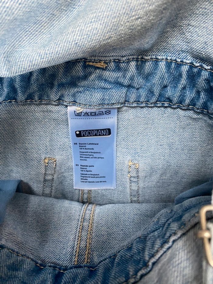 Salopette jupe jean fille - photo numéro 5