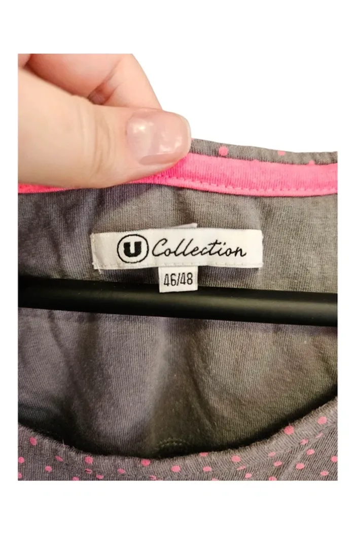 Chemise de nuit manches courtes U collection T46 - photo numéro 5