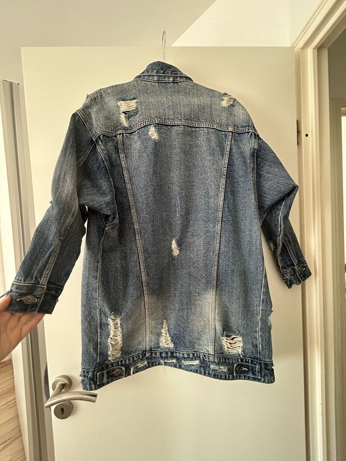Veste en jean longue - photo numéro 2