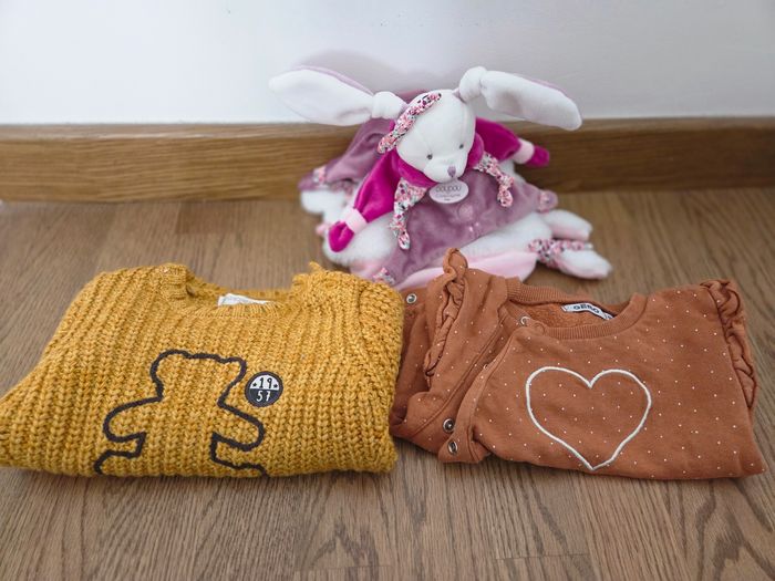 Pull manches longues chaud bébé fille Gémo 6 mois - photo numéro 5