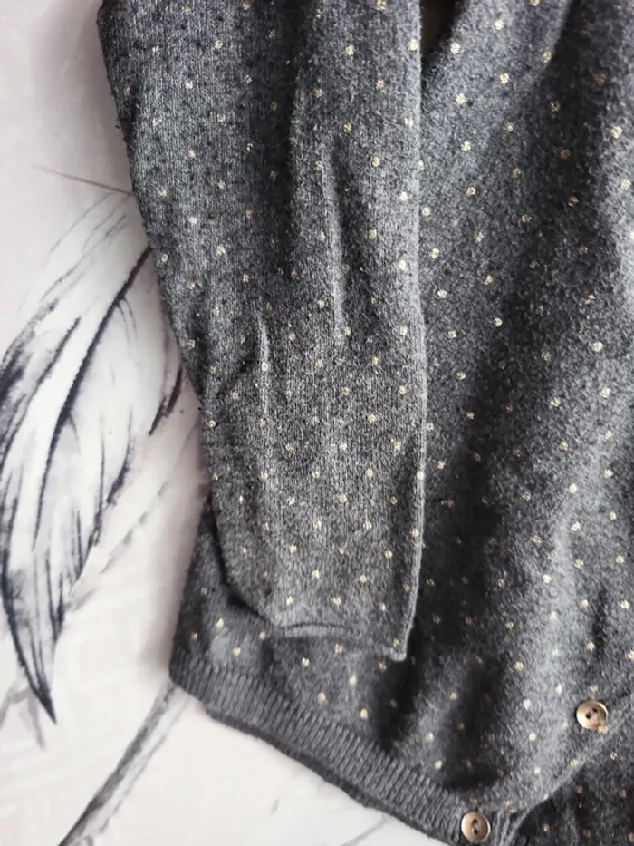 Gilet gris 6ans - photo numéro 6