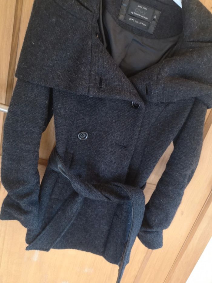 Manteau d'hiver Only en gris foncé Xs - photo numéro 3