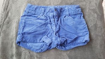 Short bleu fille 6 ans