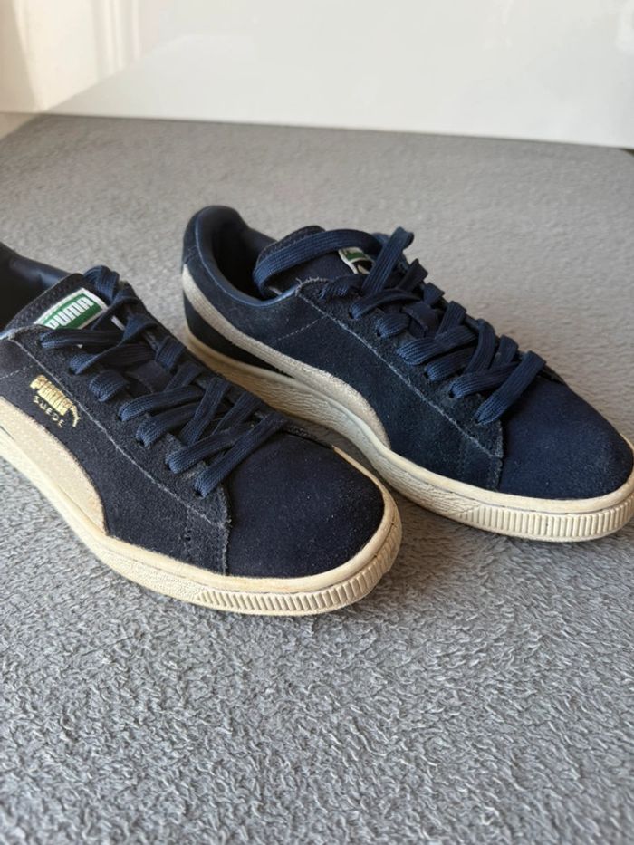 Puma Suède bleu - Taille 37 - photo numéro 4