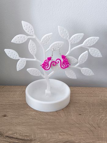 Boucles d'oreilles impression 3D 