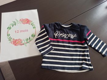 Magnifique pull marinière princesse