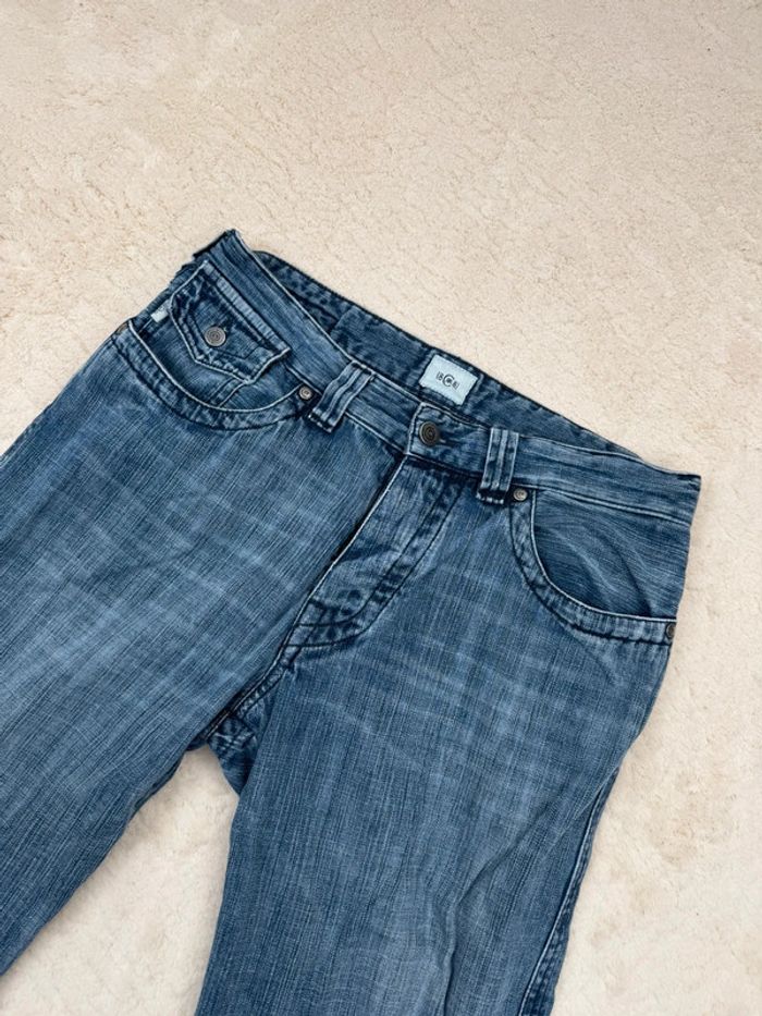 Jeans Coupe Droite vintage Y2k 00’s Bleu Taille 42 - photo numéro 3