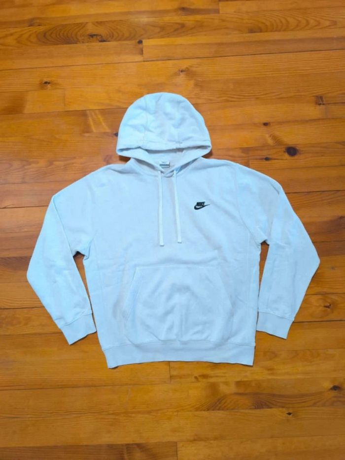 Sweat à capuche Nike - Blanc - Logo Brodé - Taille S - photo numéro 2