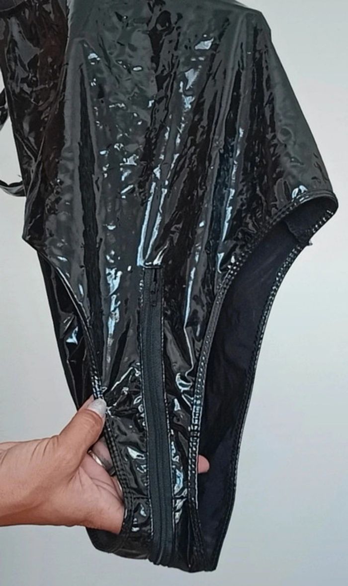 Body PVC vinyle voile transparent poitrine neuf 38 - photo numéro 4
