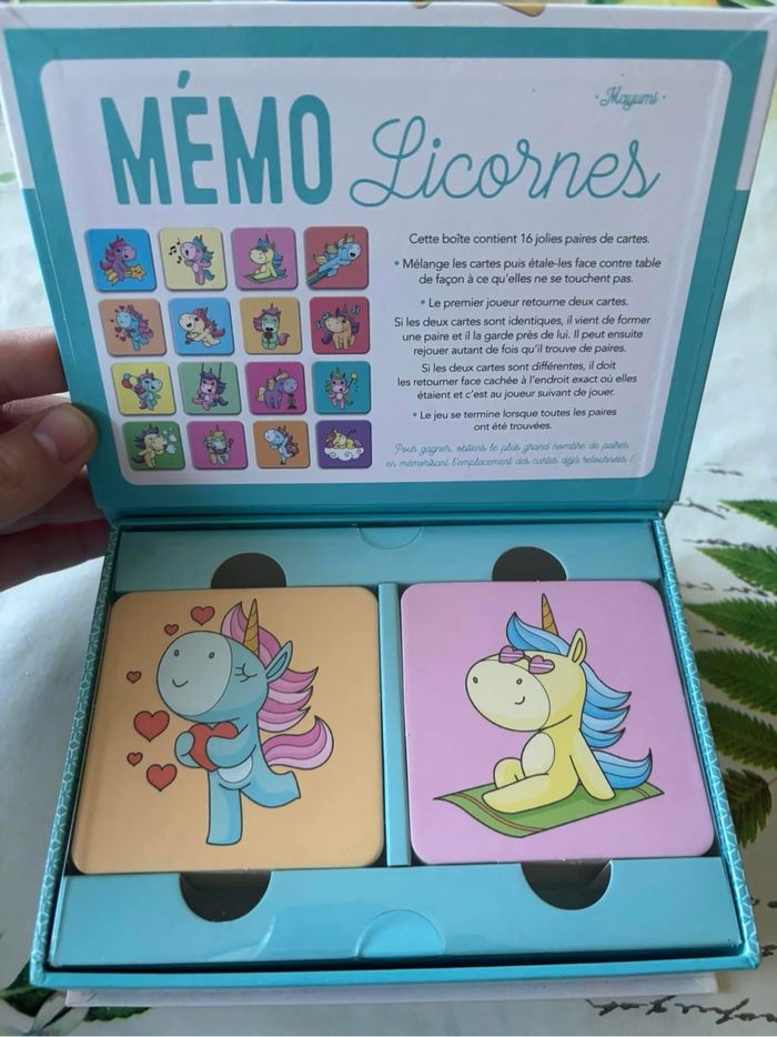 Mémo licorne - photo numéro 2