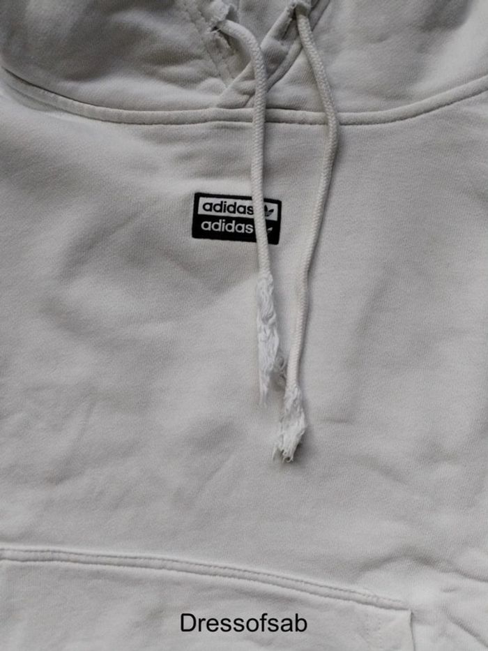 Hoodie Adidas Blanc - photo numéro 4