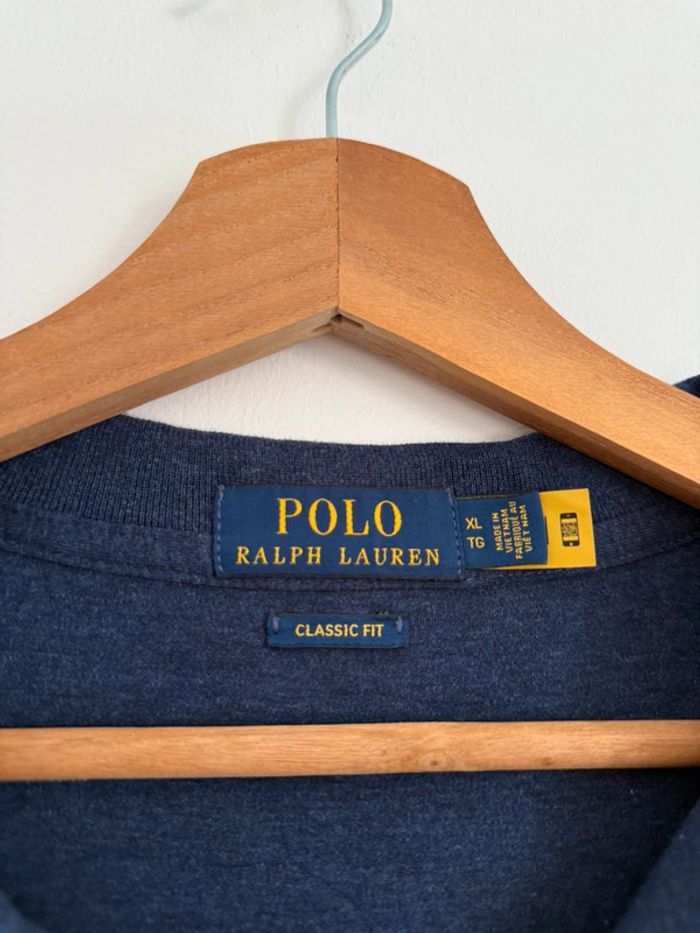 Polo Ralph Lauren Homme Bleu marine taille xl Classic Fit top etat - photo numéro 6