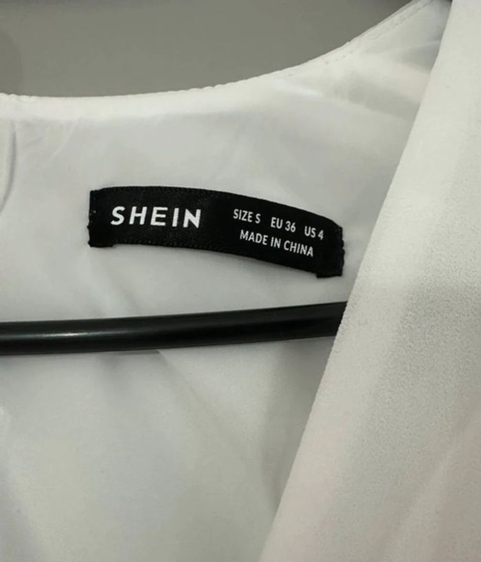 Combinaison short blanc Shein taille S - photo numéro 4