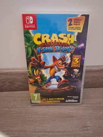 Crash jeu de switch