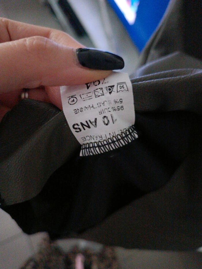 🌺 ROBE cuir souple kaki - photo numéro 4